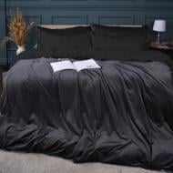 Комплект постільної білизни MirSon Winter Delicate 28-0099 Bocciolo чорний/сірий
