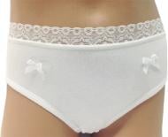 Трусы для девочки Bibo 11074 р.128 белый