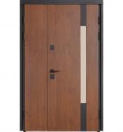 Дверь входная Булат Термо Хаус 705 дуб бронзовый / молочный клен 2050x1200 мм левая