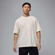 Футболка Jordan M J FLT ESS OVSZ SS CREW IB7345-133 р.S бежевый