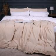 Комплект постельного белья MirSon Winter Frost 28-0001+28-0004 Gardenia Velvet белый/кремовый