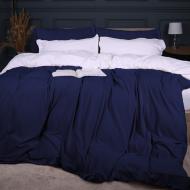 Комплект постельного белья MirSon Winter Frost 28-0001+28-0006 Bellflower Velvet белый/синий