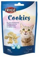 Ласощі Trixie Преміо Cookies з лососем та котячою м'ятою 50 г