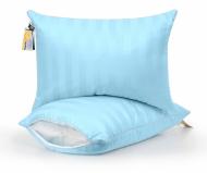 Подушка №1479 Valentino Hand Made Memory foam пружна MirSon 40x40 см блакитний