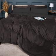 Комплект постельного белья MirSon Winter Frost 28-0005+28-0003 Anemone Velvet коричневый/серый