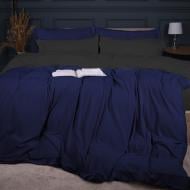 Комплект постельного белья MirSon Winter Frost 28-0005+28-0006 Tagetes Velvet серый/синий