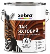 Лак яхтовий ZEBRA глянець прозорий 0,8 кг