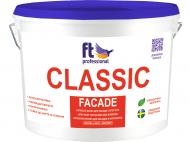 Краска фасадная латексная FT Professional CLASSIC FACADE база A, 3л глубокий мат белый 3 л