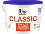 Краска фасадная латексная FT Professional CLASSIC FACADE база A, 10л глубокий мат белый 10 л