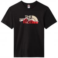 Футболка THE NORTH FACE M S/S MOUNTAIN LINE TEE NF0A7X1NJK31 р.L черный