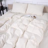 Комплект постельного белья Бязь 17-0604 Stripe Yellow 175х210 см желтый MirSon