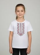 Вышиванка для девочек Piccolo Дзвоники белая с красной вышивкой р.128 белый 180284 Вышиванка для девочек Piccolo Дзвоники белая с красной вышивкой р.128 белый 180284