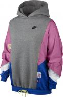 Джемпер Nike W NSW ICN CLSH PO HOODY MIX OS CJ2029-091 р. XL серый Джемпер Nike W NSW ICN CLSH PO HOODY MIX OS CJ2029-091 р. XL серый
