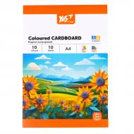 Набір кольорового картону Orange Line А4 10 аркушів 954895 YES