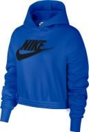 Джемпер Nike W NSW ICN CLSH FLC HOODIE BB CJ2034-480 р. S синий Джемпер Nike W NSW ICN CLSH FLC HOODIE BB CJ2034-480 р. S синий