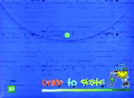 Папка-конверт на кнопке А4 Smiley World (blue) YES Папка-конверт на кнопке А4 Smiley World (blue) YES