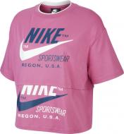 Футболка Nike W NSW ICN CLSH SS TOP CJ2040-691 р.XS розовый