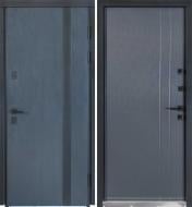 Дверь входная Булат Термо Хаус 710 темный антрацит / антрацит 2050x950 мм левая