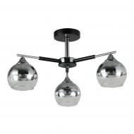 Люстра Miorro Imperia 450x450x250 мм 3x40 Вт E27 черный хром 51-311-168