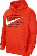 Джемпер Nike M NSW SWOOSH HOODIE PO FT CJ4863-891 р. M оранжевый