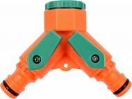 Соединитель-тройник Flo с 3/4" в 2 по 1/2" ABS