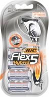 Станки одноразовые BIC Flex 5 Hybrid со сменными картриджами 4 шт.