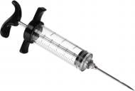 Шприц-маринатор для м'яса Flamberg 21х7х3,5 см прозорий із чорним