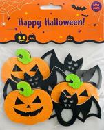 Декор Аплі Краплі из фетра «Тыква + летучая мышь»