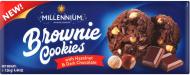 Печиво Millennium з лісовим горіхом і темним шоколадом Brownie Cookies 125 г