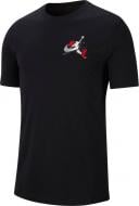 Футболка Jordan M J JUMPMAN CLSCS GRAPHIC TEE CK4193-010 р.2XL черный/белый