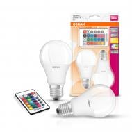 Лампа светодиодная Osram Star RGB 2 шт./уп. 9 Вт A60 матовая E27 220 В 2700 К