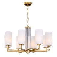 Люстра підвісна Victoria Lighting 8x40 Вт E27 золото Azalea/PL8 gold