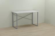 Компьютерный стол Ferrum-decor Дейв 75x120x70 серый ДСП Белое 32мм Компьютерный стол Ferrum-decor Дейв 75x120x70 серый ДСП Белое 32мм