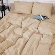 Комплект постільної білизни MirSon 110х140 см 17-0602 Stripe Creamy Бязь кремовий