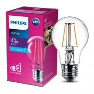 Лампа світлодіодна Philips Classic 4 Вт A60 прозора E27 220 В 6500 К
