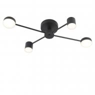 Люстра світлодіодна Victoria Lighting з пультом д/к 40 Вт чорний Otis/PL4 black