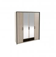 УЦЕНКА! Шкаф SOKME 4Д Скарлет ДУБ СОНОМА/ВЕНГЕ МАГИЯ (УЦ №58)