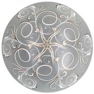 Світильник стельовий Укрсвітло 37924 НПБ d25 1x60 Вт E27 білий/золото