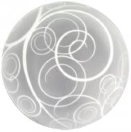 Світильник стельовий Укрсвітло 37960 НПБ d25 1x60 Вт E27 білий із малюнком