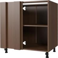 Тумба нижня лівий щит 800x820x522 мм горіх