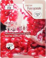 Маска тканинна для обличчя 3W Clinic зволожувальна Fresh Pomegranate Mask Sheet 23 мл