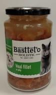 Консерва для котов Basttet`o Holistic кусочки филе телятины в желе 400 г