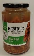 Корм влажный Basttet`o Holistic кусочки филе телятины в желе 400 г
