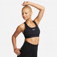 Бра Nike W NK SWSH MED SPT BRA DX6821-010 р.XS черный