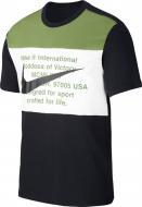 Футболка Nike M NSW SWOOSH TEE SS CU9736-011 р.L черный/белый