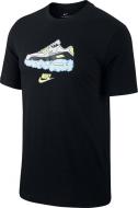 Футболка Nike M NSW AIR AM90 TEE CV0071-010 р.L черный