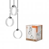 Підвіс Ledvance Decor Circle 3XPendant PL Click CCT 20 Вт чорний