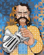 Картина по номерам Люди Украинский киборг 40х50 см 40x50 см Идейка