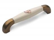 Меблева ручка скоба DC D-300/160 G4 MLK7 160 мм антична бронза/ бежевий