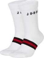 Шкарпетки Jordan U J LEGACY CREW SK0025-100 р.L білий 2 шт.